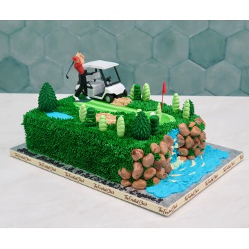 Pro Golfer Cake