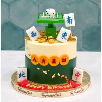 Lucky Mahjong Cake