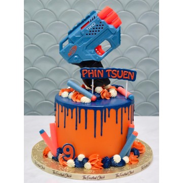 NERF Gun Inspired Cake