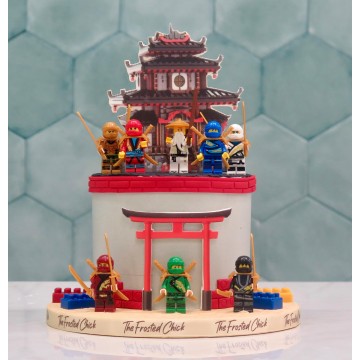 LEGO Ninja Temple Cake