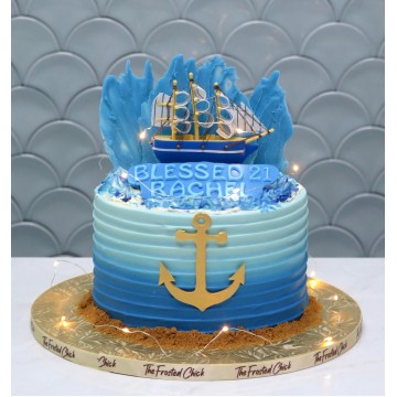 Nautical Ship Cake