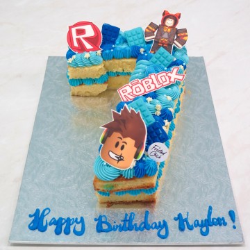 Roblox Number Cake