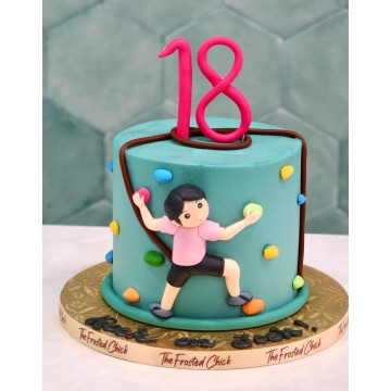Rock Climbing Cake