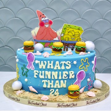 Spongebob Patrick 25 Cake