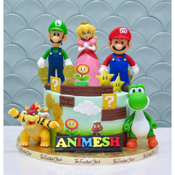 Ultimate Super Mario Cake