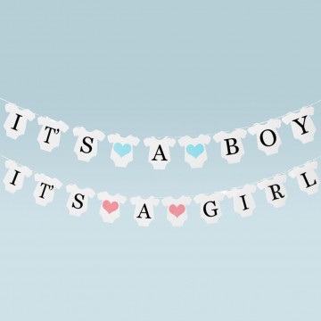 Gender Reveal Bunting