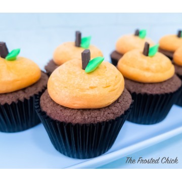 Orange Chocolate Cream Cheese Cupcake