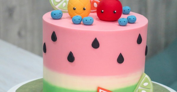 Biancas Patisserie  1tier Tutti Frutti themed cake for Kayla  Facebook