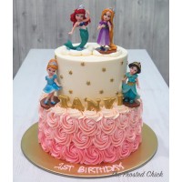 Princesses, unicorn and mermaid themed