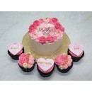 Cake + Cupcakes Bundle Set