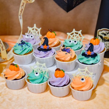 Halloween Mini Cupcakes (Per Dozen; 12pcs)