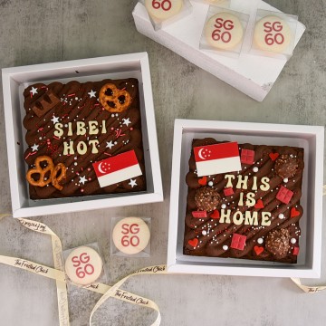 National Day Brownie Slabs