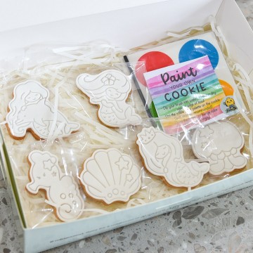 Paint Your Own Cookie (Mermaid)