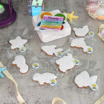 Paint Your Own Cookie (Underwater Sea Creatures)