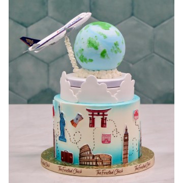 Globetrotter Travel Cake