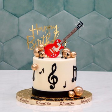 Music Guitar Cake