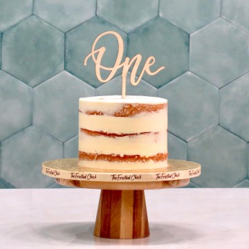 Minimalist Semi Naked Smash Cake