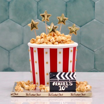 Film Popcorn Bucket Cake