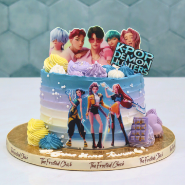 Saja <3 Huntrix KPop Demon Hunters Cake