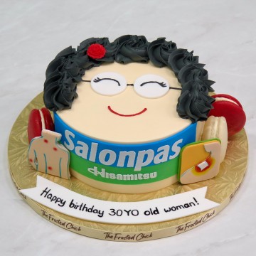 Salonpas Inspired 'Old Woman' Cake