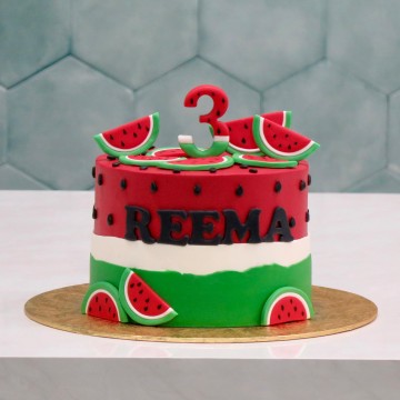 Refreshing Watermelon Cake