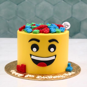 LEGO Head Cake