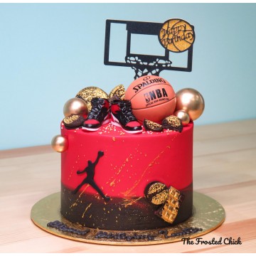 Basketball Fanatic Cake (Expedited)