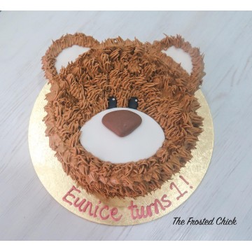 Teddy Bear Face Cake