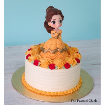 Beauty & The Beast Princess Belle Cake (Expedited)