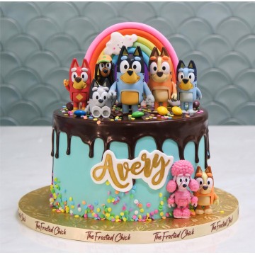 Bluey Party Cake