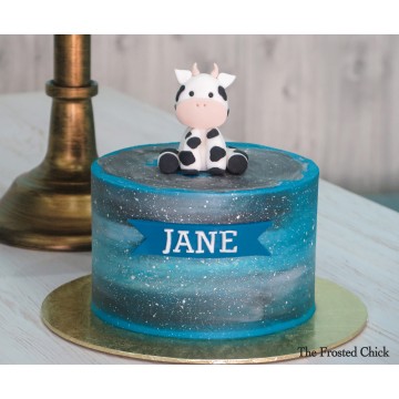 Baby Cow Galaxy Cake