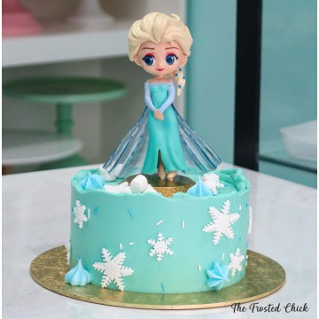 Frozen Elsa Inspired Princess Series Cake (Expedited)