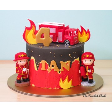 Firefighter Cake (Expedited)