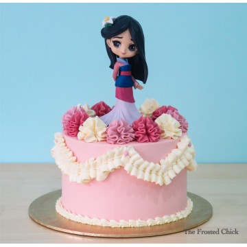 Mulan Inspired Princess Series Cake