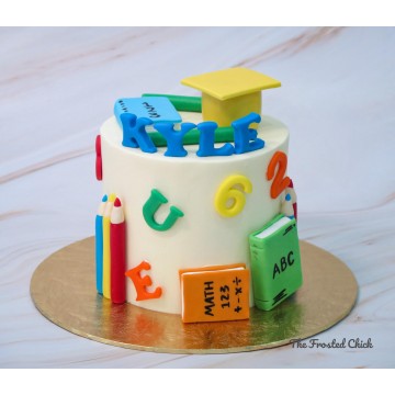 ABCs & 123s Cake