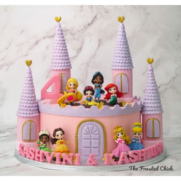 Princess Castle Cake
