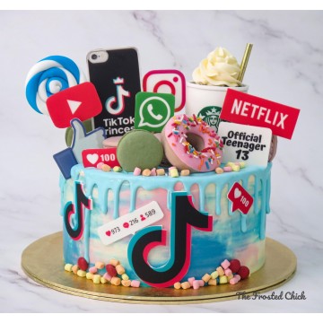 Social Media Inspired Cake