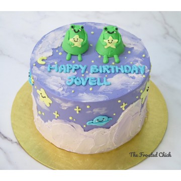 Space Frog Cake