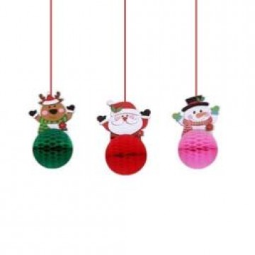 Christmas Honeycomb Party Decoration Set