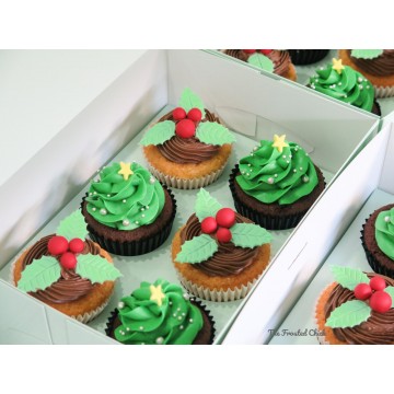 Jolly Christmas Cupcakes (Expedited)