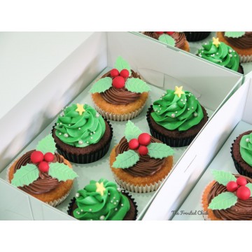 Jolly Christmas Cupcakes