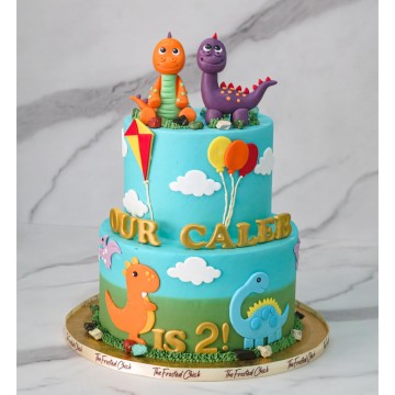 Dinosaur Kingdom Cake