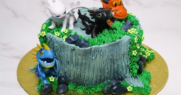 how to train your dragon cake ideas
