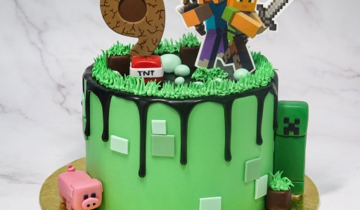 Minecraft cake -Funcooking