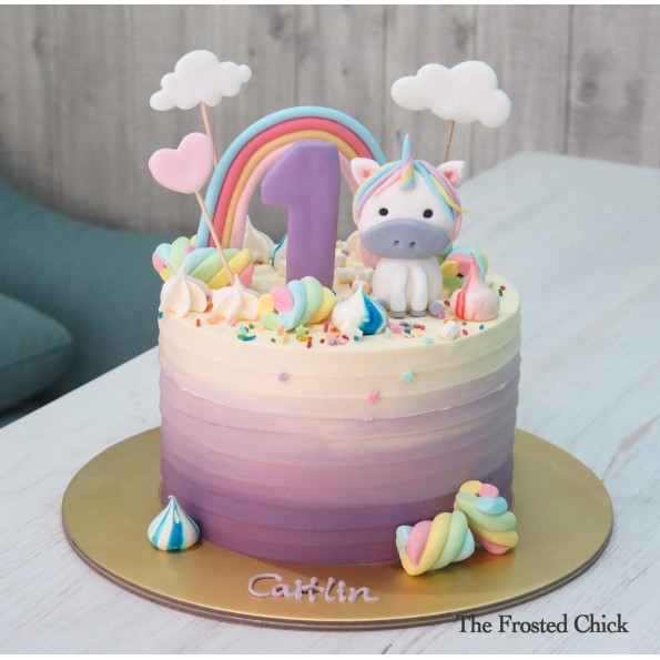 Mirror glaze unicorn cake - YouTube