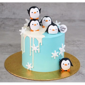 Baby Penguins Cake