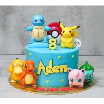 Pokemon Inspired Cake