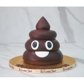 Poop Emoji Cake