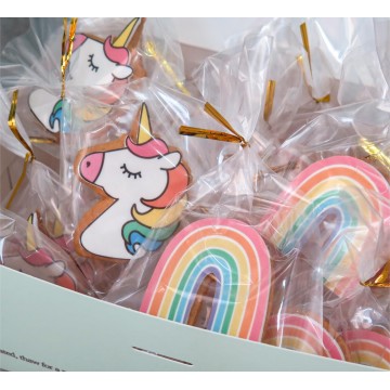 Unicorn x Rainbow Cookies