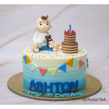Baby Birthday Party Cake